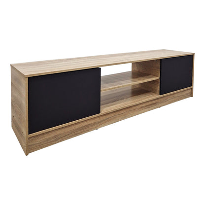 Sasa TV cabinet sonoma-anthracite 150x35x41.5cm
