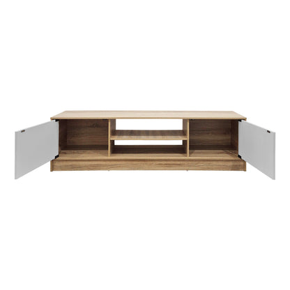Sasa TV cabinet sonoma-white 150x35x41.5cm