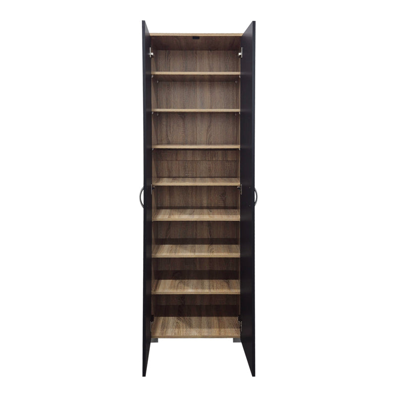 Shoe rack-wardrobe Racka sonoma-anthracite 58x34x186cm