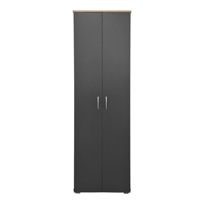 Shoe rack-wardrobe Racka sonoma-anthracite 58x34x186cm