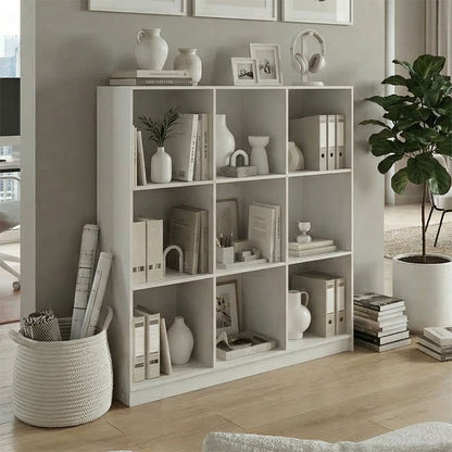 Gridea bookcase white 119.5x30x121cm