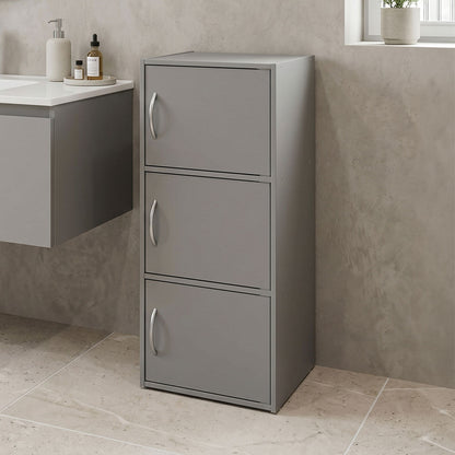 Soline column cabinet light grey 40x34.5x90.5cm