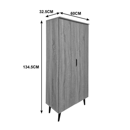 Oufelia shoe cabinet sonoma 60x32.5x134.5cm