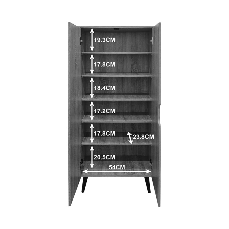 Oufelia shoe cabinet sonoma 60x32.5x134.5cm