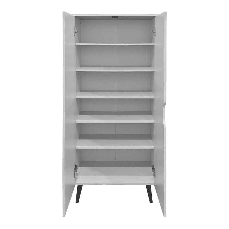 Oufelia shoe cabinet white 60x32.5x134.5cm
