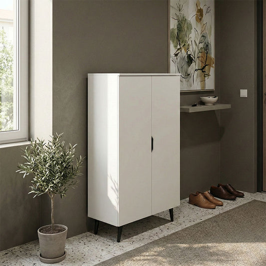 Oufelia shoe cabinet white 60x32.5x134.5cm