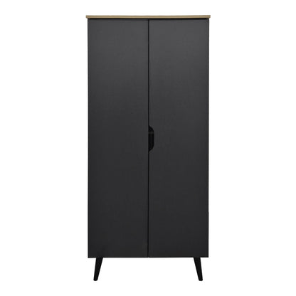 Oufelia shoe cabinet sonoma-anthracite 60x32.5x134.5cm