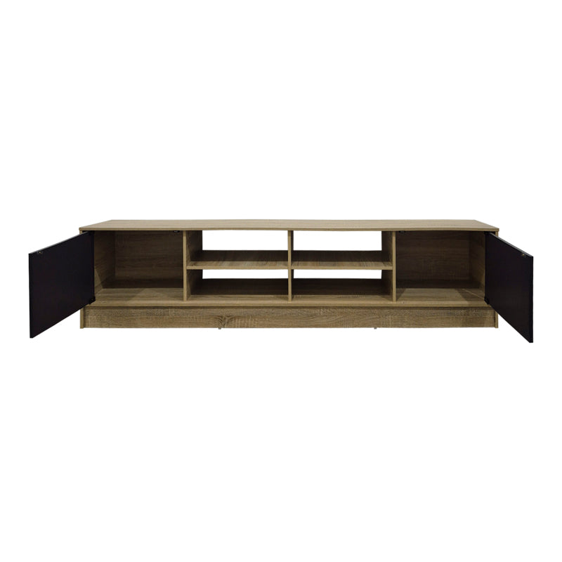 Tivia TV cabinet sonoma-anthracite 180x35x41.5cm