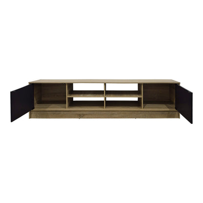 Tivia TV cabinet sonoma-anthracite 180x35x41.5cm