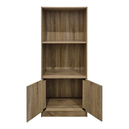 Tekaro bookcase sonoma 60x30x120cm