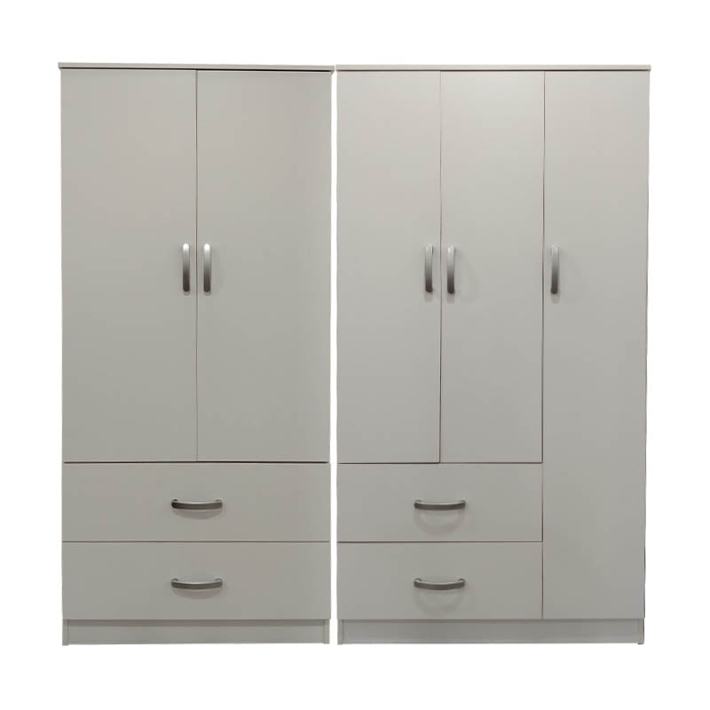 Athos pakoworld five-door wardrobe white 170x42x180cm