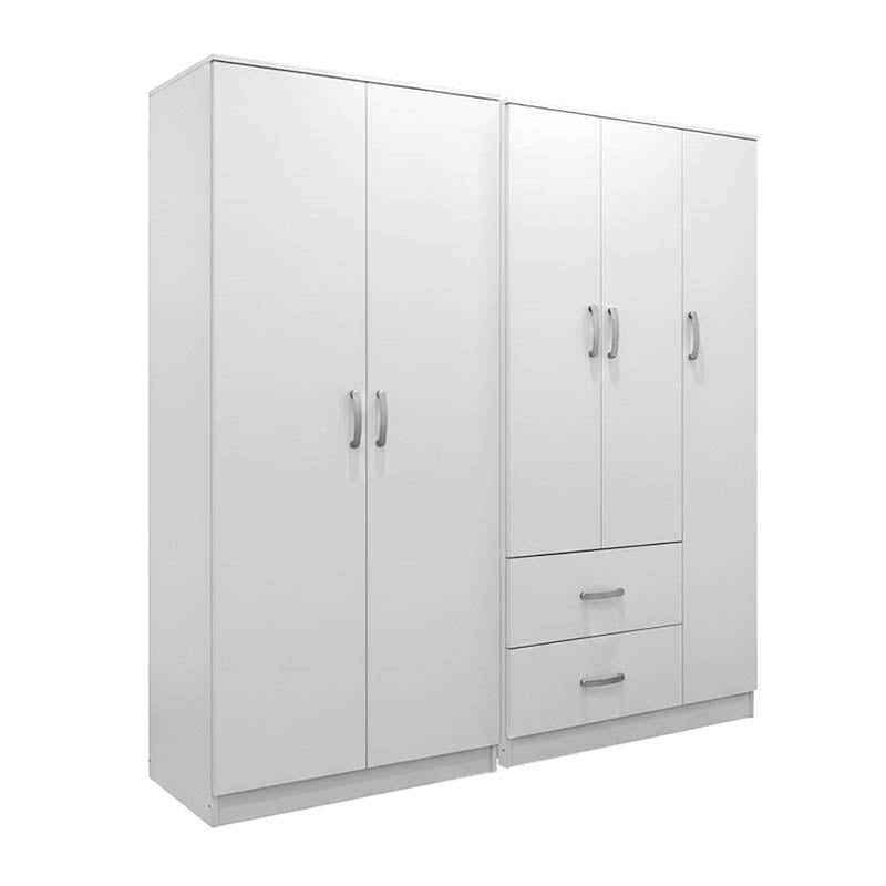 AthosI  five-door wardrobe white 170x42x180cm