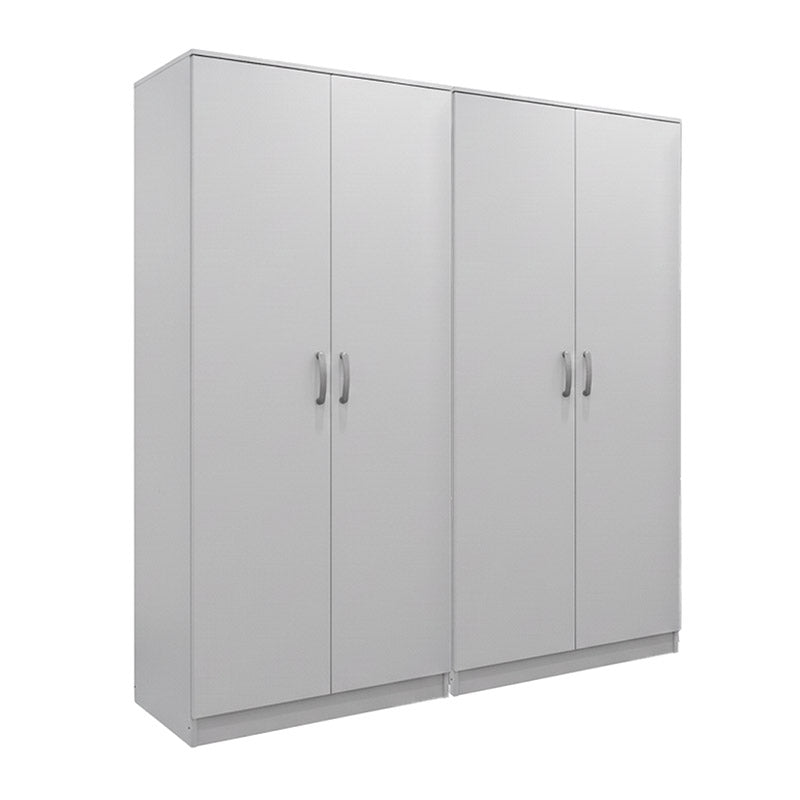 Four-leaf wardrobe Athos Ι white 160x42x180cm