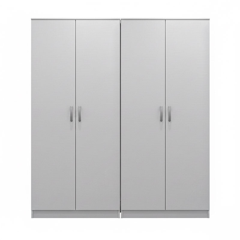 Four-leaf wardrobe Athos Ι white 160x42x180cm