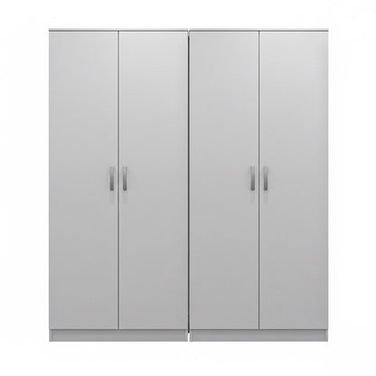 Four-leaf wardrobe Athos Ι white 160x42x180cm