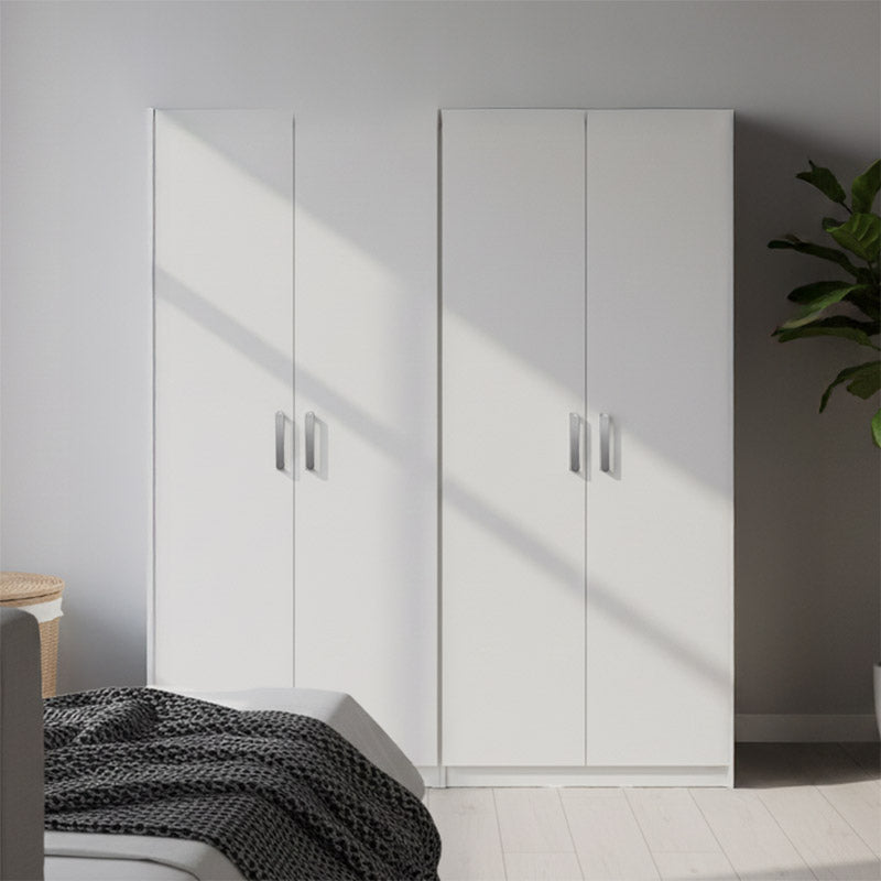 Four-leaf wardrobe Athos Ι white 160x42x180cm
