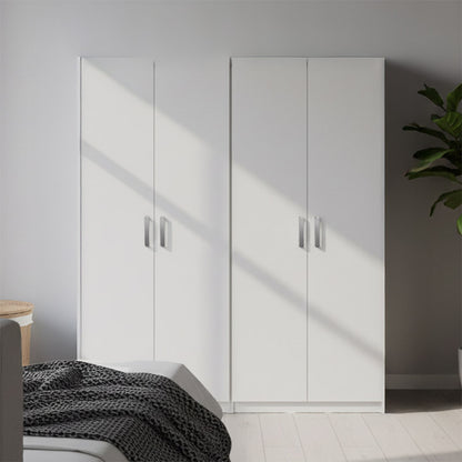 Four-leaf wardrobe Athos Ι white 160x42x180cm
