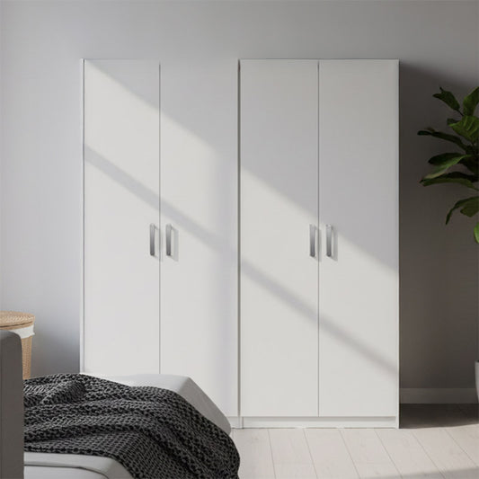 Four-leaf wardrobe Athos Ι white 160x42x180cm