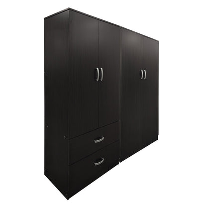 Athos wenge four-door wardrobe 160x42x180cm