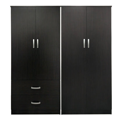 Athos wenge four-door wardrobe 160x42x180cm