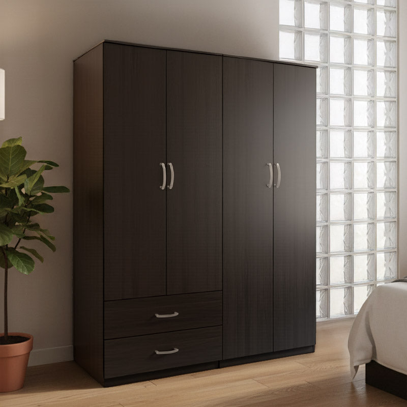 Athos wenge four-door wardrobe 160x42x180cm