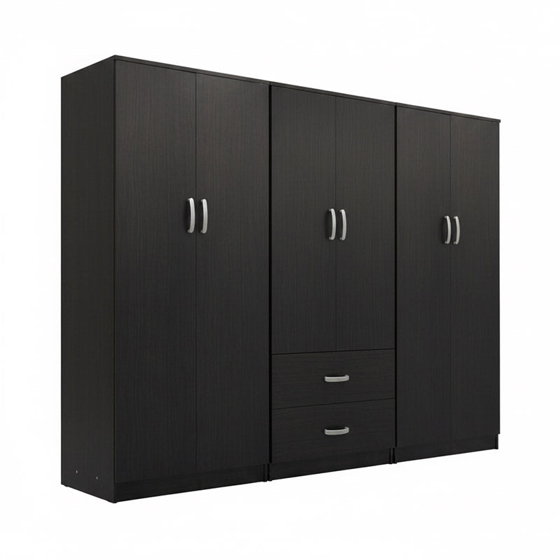 Athos Ι wenge six-door wardrobe 240x42x180cm