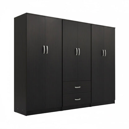 Athos Ι wenge six-door wardrobe 240x42x180cm