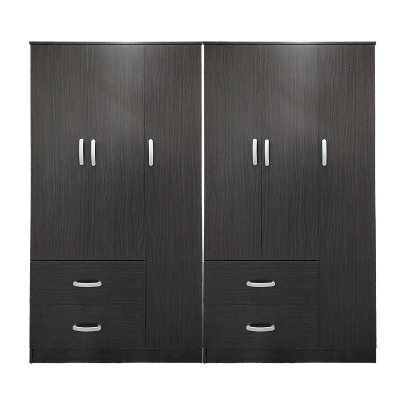 Athos pakoworld six-door wardrobe wenge 180x42x180cm