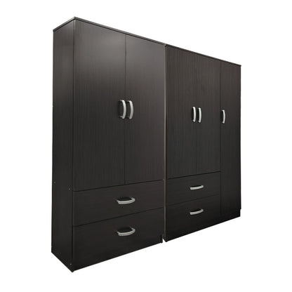 Athos pakoworld five-door wardrobe wenge 170x42x180cm