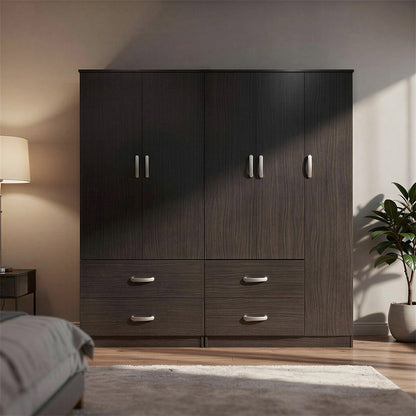 Athos pakoworld five-door wardrobe wenge 170x42x180cm