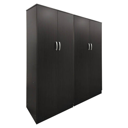 Athos Ι wenge four-door wardrobe 160x42x180cm