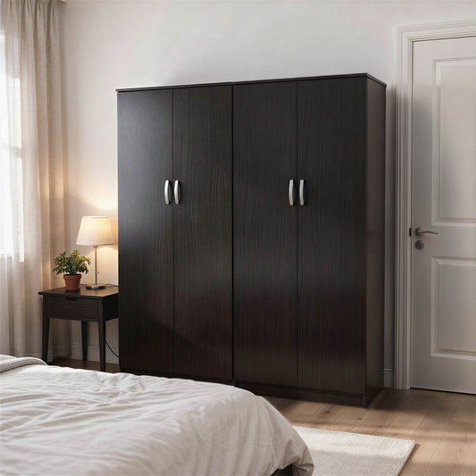 Athos Ι wenge four-door wardrobe 160x42x180cm