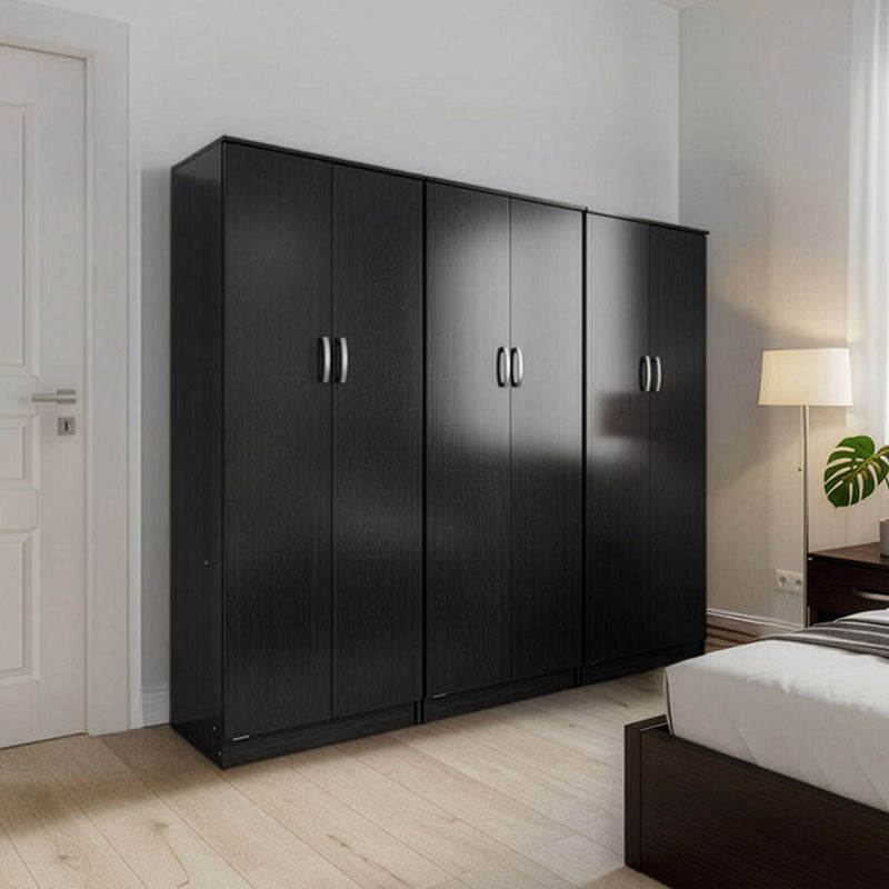 Athos six-door wardrobe wenge 240x42x180cm