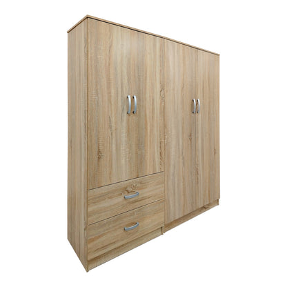 Four-leaf wardrobe Athos sonoma 160x42x180cm