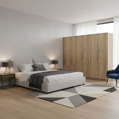 Athos I sonoma six-door wardrobe 240x42x180cm