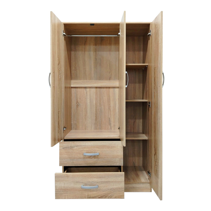 Athos pakoworld five-door wardrobe sonoma 170x42x180cm