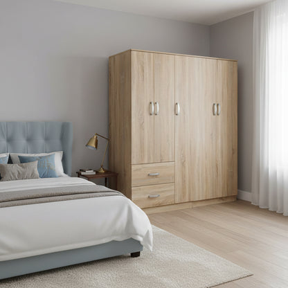 AthosI  five-door wardrobe sonoma 170x42x180cm