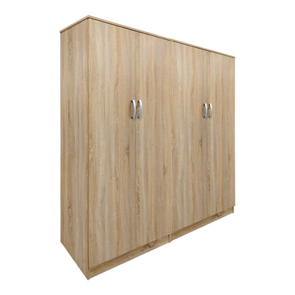 Four-leaf wardrobe Athos Ι sonoma 160x42x180cm
