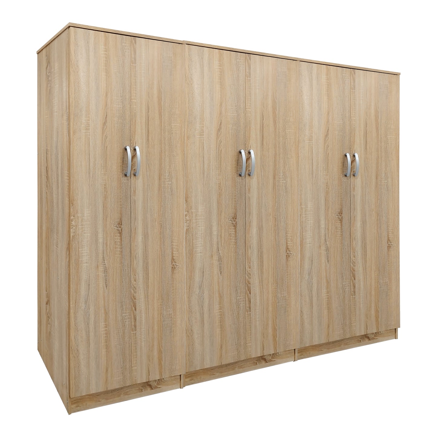 Athos II six-door wardrobe sonoma 240x42x180cm