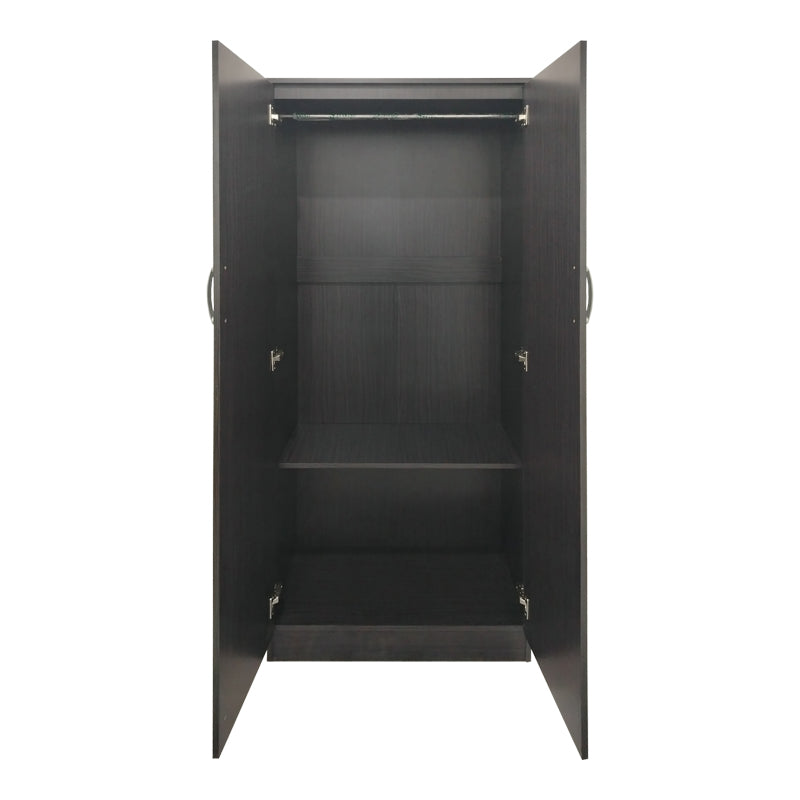 Athos four-door wardrobe with loft, wenge, 160x42x240cm