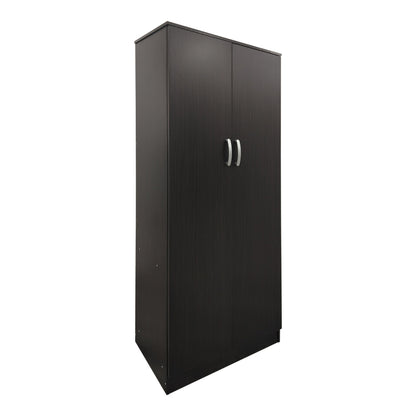 Athos six-door wardrobe with loft, wenge, 240x42x240cm
