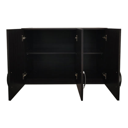 Athos pakoworld six-door wardrobe with loft, wenge, 180x42x240cm