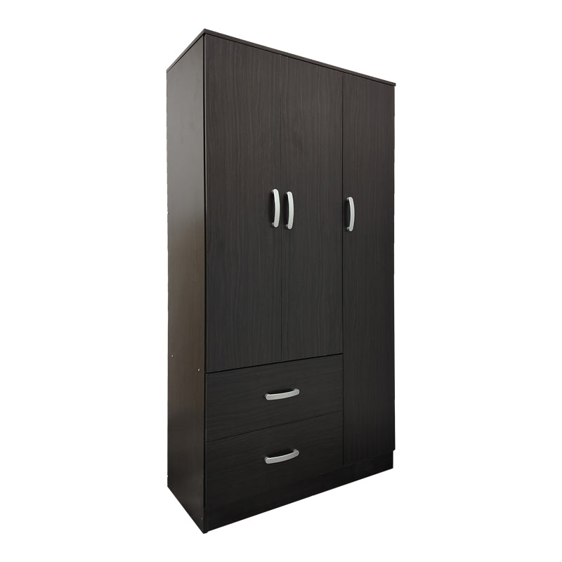Five-door wardrobe with loft Athos pakoworld wenge 170x42x240cm