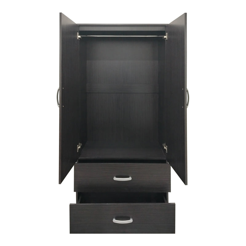 Five-door wardrobe with loft Athos pakoworld wenge 170x42x240cm