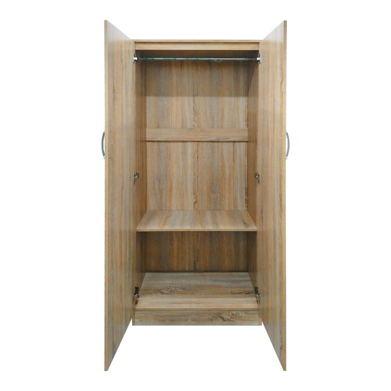 Athos four-door wardrobe with loft, sonoma, 160x42x240cm
