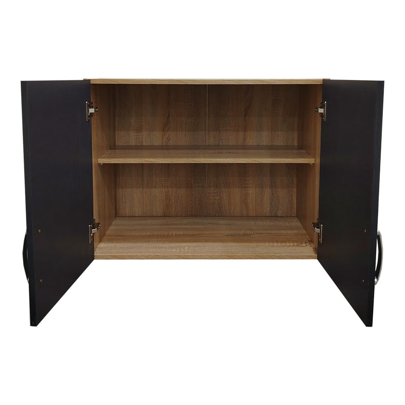 Five-door wardrobe with loft Athos pakoworld sonoma-anthracite 170x42x240cm