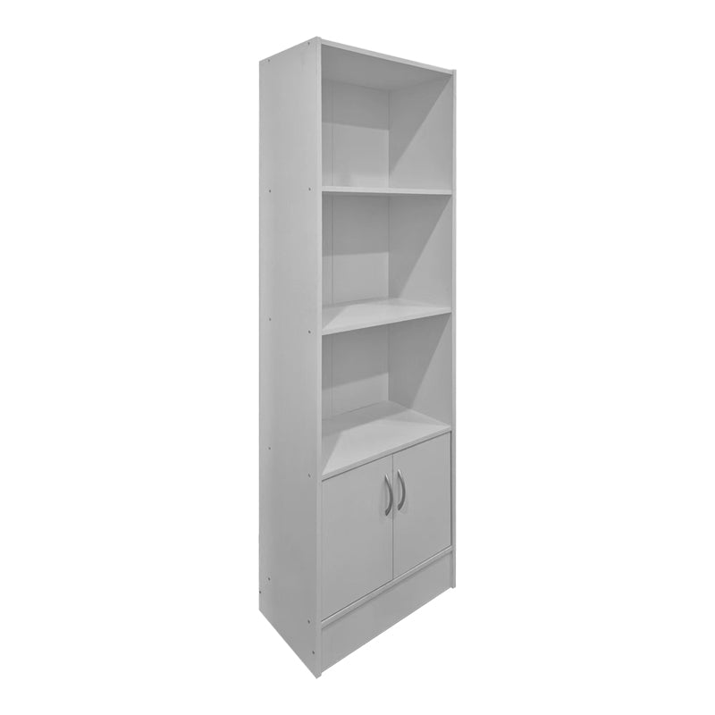 Tekaro bookcase white 57x33x180cm