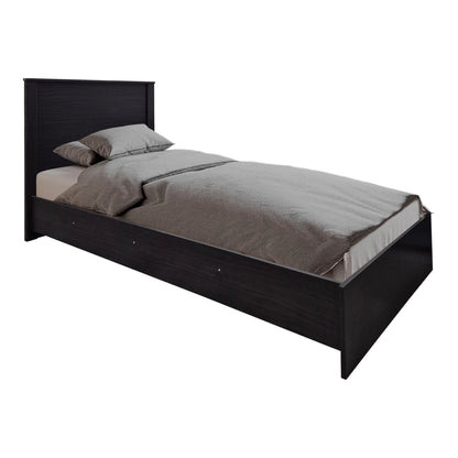 Athos Wenge Bedroom Set with Bed 90x190cm Set of 3pcs