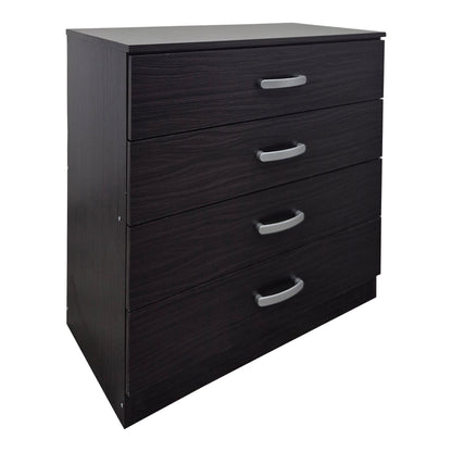 Athos Wenge Bedroom Set with Bed 140x200cm Set of 4pcs