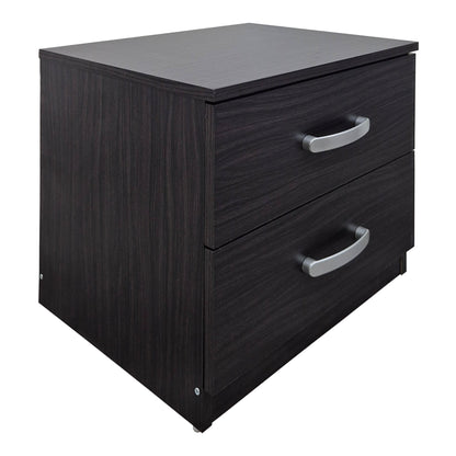 Athos Wenge Bedroom Set with Bed 140x200cm Set of 4pcs